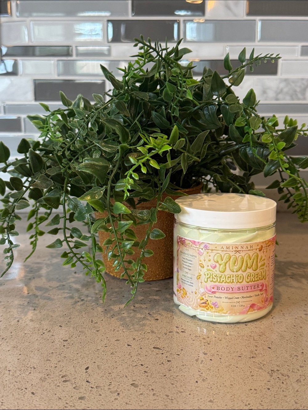 AMINNAH - YUM PISTACHIO CREAM WHIPPED BODY BUTTER